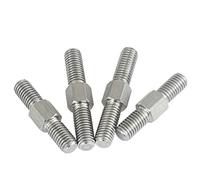 Tiges filetées doubles M3-5 pièces - Filetage gauche et droit - Barre en acier inoxydable for une fixation sécurisée(M3 x 30MM)