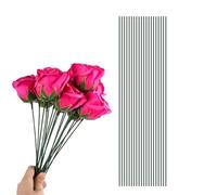 Tiges Florales | 20 Baguettes Souples Vert Foncé Décoratives | Fausses Tiges,Pour Arrangement De Table Création De Couronne Maison Projet D'Art De Mariage Décoration D'Emballage Pour