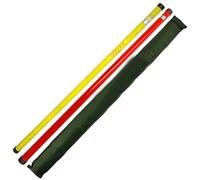 Tiges Mesure Haute Tension - Mât Télescopique Isolé En Résine Époxy La Mesure Hauteur Sur Les Lignes Électriques Sous Tension Et Les Travaux Construction (monteurs De Lignes).(Orange,12M/39.4FT)