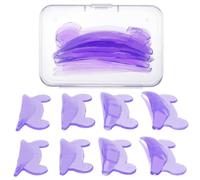 Tiges pour permanent, tiges de levage de cils, recourbe-cils pour permanent en silicone de style ours de 4 paires | Coussinets pour cils permanents réutilisables, roulements pour plie-cils de 4