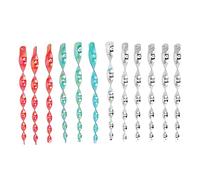 Tiges répulsives pour Oiseaux, tiges en Spirale réfléchissantes, Mouvement du Vent, respectueuses de la Faune, éloignent Les Oiseaux du Jardin, de la Maison, du Patio, 12 pièces,