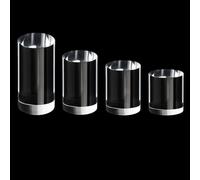 Tiges rondes en acrylique solide Transparent, bâtons cylindriques de diamètre, idéales for l'affichage bijoux et les blocs d'affichage(120mm)