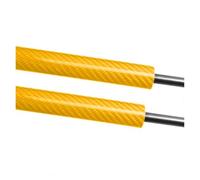 Tiges Support Capot Pour Ford Pour Police Et Interceptor Sedan 2013-2019 Barre Ressort SG204069 Support D'amortisseur Capot Tige Gaz Style Coloré Vérins À Avant(Jaune)