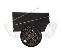 Tiges télescopiques de radiesthésie en cuivre avec pendentif 99 9 pour la recherche d'objets perdus et les applications de thérapie énergétique (C)