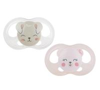 Tigex 80603229 Soft Touch Set de 2 Sucettes Taille 6-18 Mois
