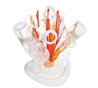 Tigex Egouttoir à Biberons, pour Sécher 6 Biberons, Fleurs