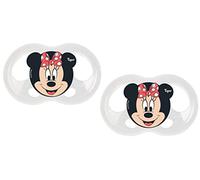 Tigex Soft Touch Friends Sucette | 18-36 mois | Sucettes en silicone | Disney Minnie Mouse | Lot de 2