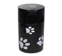 Tightpac America, Inc. pawvac 6 Once emballé sous Vide récipient Stockage Aliments pour Animaux ; Corps et Capuchon Noir/Blanc Motif Pattes