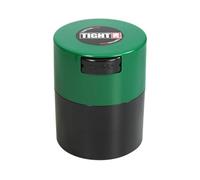 Tightvac - Conteneur de Rangement Portable hermétique Multi-Usage pour Aliments secs, Aliments et Herbes - Capuchon Vert et Corps Noir - 1/56,7 g à 85 g