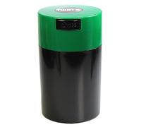 Tightvac - récipient hermétique de 28,3 g à 170 g, Multi-Usage pour Marchandises sèches, Nourriture, et Herbes, Plastique, Green Cap Black Body, .57-Liter/19-Fluid Ounce