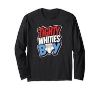 Tighty Whities Slip Classique rétro Amusant pour garçon Manche Longue
