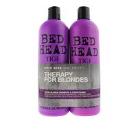Bed Head by Tigi Dumb Blonde Shampooing et après-shampooing pour cheveux blonds, lot de 2 x 750 ml