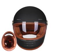 TIGLEMINS Ride in Style-Safety,Classic Dot Half Helmet with Sun Visor for Men-Women. Perfect for Scooters and City Riding