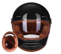 TIGLEMINS Ride in Style-Safety,Classic Dot Half Helmet with Sun Visor for Men-Women. Perfect for Scooters and City Riding