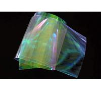 Tigofly 10 pcs 19 x 10 cm Effacer Fly Tying Rainbow film Sabiki Rig réduisant les crevettes Flash Back Ailes Pannus Nymphe Mouche attacher des matériaux