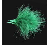 Tigofly Lot de 100 plumes de marabout de dinde 21 couleurs - En laine - Vert foncé