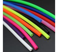 Tigofly Lot de 12 Tubes en Silicone UV 12 Couleurs - 3 x 4 mm - Souple et Flexible - 25,4 cm