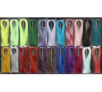 Tigofly Lot de 22 guirlandes holographiques Scintillantes pour pêche à la Mouche, 22 Couleurs