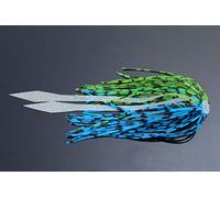 Tigofly Lot de 9 jupes en silicone colorées de 9 couleurs pour leurres de pêche (blanc)