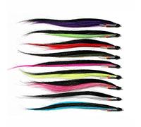 Tigofly Lot de 9 leurres de pêche à la mouche 9 couleurs pour saumon, truite, truite arc-en-ciel