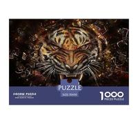 Tigre 1000 Pieces Jigsaw Puzzles for Adults Challenging Game Stress Relieving Entertainment Cultivate The Spirit of Teamwork for Adults Gifts 70x50cm/1000pcs