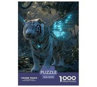 Tigre 1000 Pièces Puzzle Jeu Éducatif Créatif Faune Sauvage Jigsaw Puzzle Belle Décoration Puzzle pour Cadeaux De Voyage, Présent 70x50cm/1000pcs