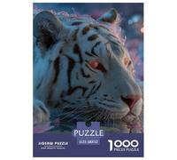 Tigre 1000 Pièces Puzzle Jeu Éducatif Créatif Faune Sauvage Jigsaw Puzzles Belle Décoration Puzzle pour Cadeaux De Voyage, Présent 52x38cm/1000pcs