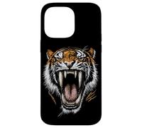 Tigre à Dents de Sabre Smilodon Félidé Tigre à Dents Sabre Coque pour iPhone 14 Pro Max