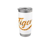 Tigre à rayures Gobelet isotherme en acier inoxydable double paroi