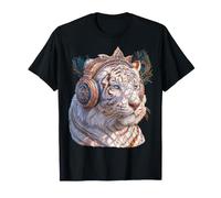 Tigre avec Casque T-Shirt