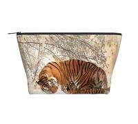 Tigre bébé Tigerfamille Jeune, Trousse de Toilette Trousse de Maquillage Sac à cosmétiques Trousse de Toilette de Voyage Portable
