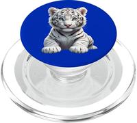 Tigre Blanc, Animaux félins PopSockets PopGrip pour MagSafe