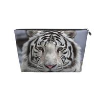 Tigre Blanc d'hiver, Trousse de Toilette Trousse de Maquillage Sac à cosmétiques Trousse de Toilette de Voyage Portable