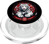 Tigre Blanc Kung Fu Bak Fu Pai PopSockets PopGrip pour MagSafe