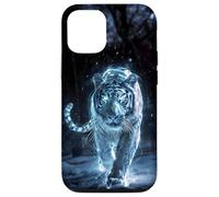 Tigre blanc mystique dans la neige Coque pour iPhone 12/12 Pro