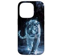 Tigre Blanc Mystique dans la Neige Coque pour iPhone 14 Pro