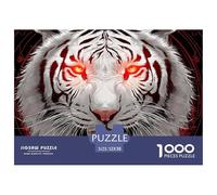 Tigre Blanc Puzzle 1000 Pièces pour Adultes Et Enfants Difficile DIY Jigsaw Puzzle Casse-tête De Jeu Familial Jouets De Défi 52x38cm/1000pcs