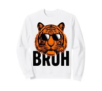 Tigre Cool Portant des Lunettes de Soleil Bold Animal Art Sweatshirt