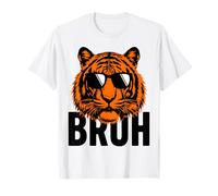 Tigre Cool Portant des Lunettes de Soleil Bold Animal Art T-Shirt