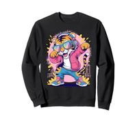 Tigre Dabbing Cool avec Lunettes de Soleil Dancing Tiger Big Cat Sweatshirt