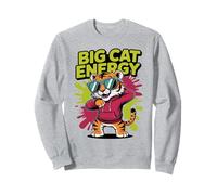 Tigre Dabbing Cool avec Lunettes de Soleil Dancing Tiger Big Cat Sweatshirt