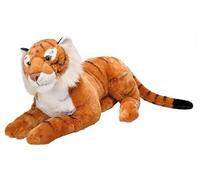 Wild Republic Peluche tigre Jumbo Cuddlekins 76 cm orange/blanc