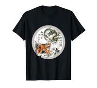 Tigre et Dragon Asiatique T-Shirt