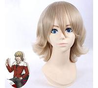 Tigre et lapin Barnaby Brooks Jr. perruques de Cosplay Barnaby Brooks Jr. Blonde courte perruque de cheveux en fibre haute température