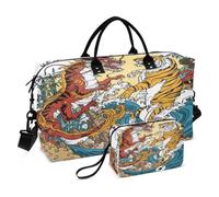 Tigre FéRoce Bataille Mythique Sac de Sport de Natation avec Sac de Rangement Maquillagede pour Voyage Femmes Filles