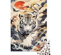 Tigre Grue Temple 1000pcs Mini Puzzle pour Adultes Difficile