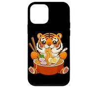 Tigre Japonais Ramen Kawaii Bol à Nouilles Anime Baguettes Coque pour iPhone 12 Mini