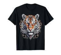 Tigre majestueux ornemental - Esprit sauvage féroce et artistique T-Shirt