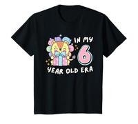 Tigre mignon dans mon 6 ans animal amusant 6ème anniversaire T-Shirt