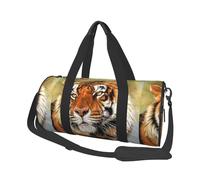 Tigre Mignon, Sac de Voyage de Grande capacité, Sac à Main Rond, Sac de Voyage de Sport, fourre-Tout, Sac de Fitness